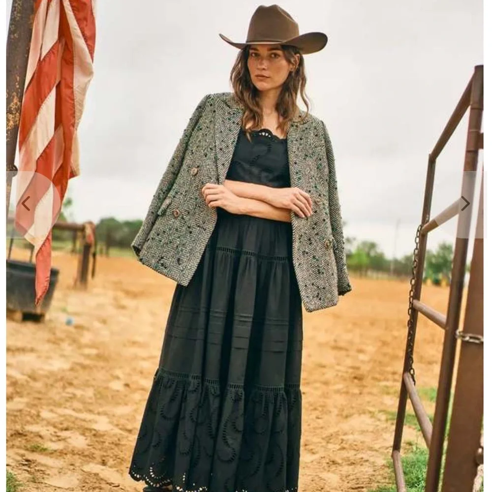 Hunter Bell Gray Tweed Blazer Medium - Picture 1 of 4